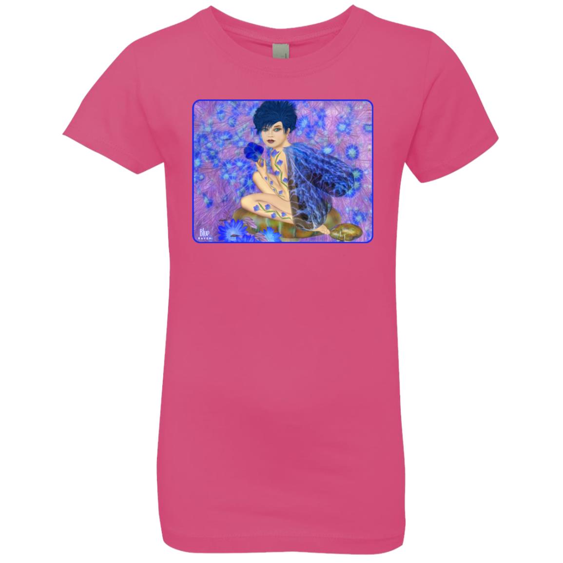 Blue Fairy - Girl's Premium Cotton T-Shirt
