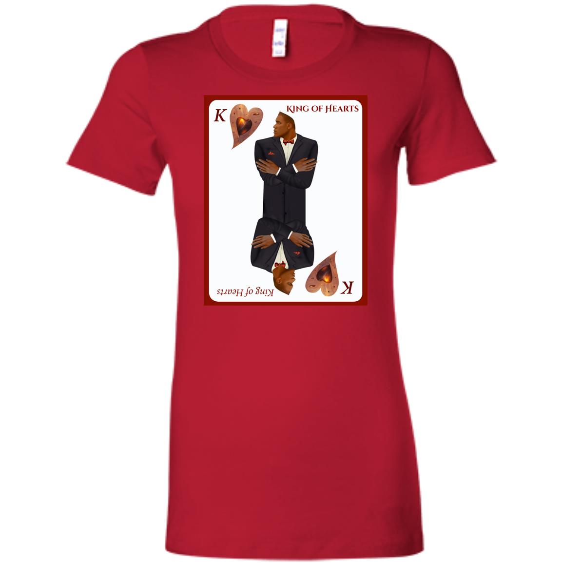 king of hearts - Women's Fitted T-Shirt