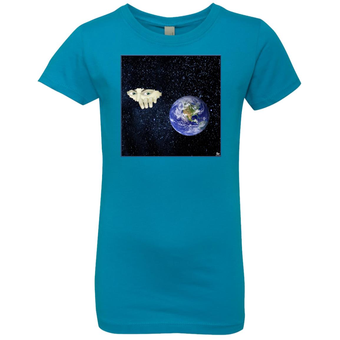 SOMEWHERE OUT THERE - Girl's Premium Cotton T-Shirt