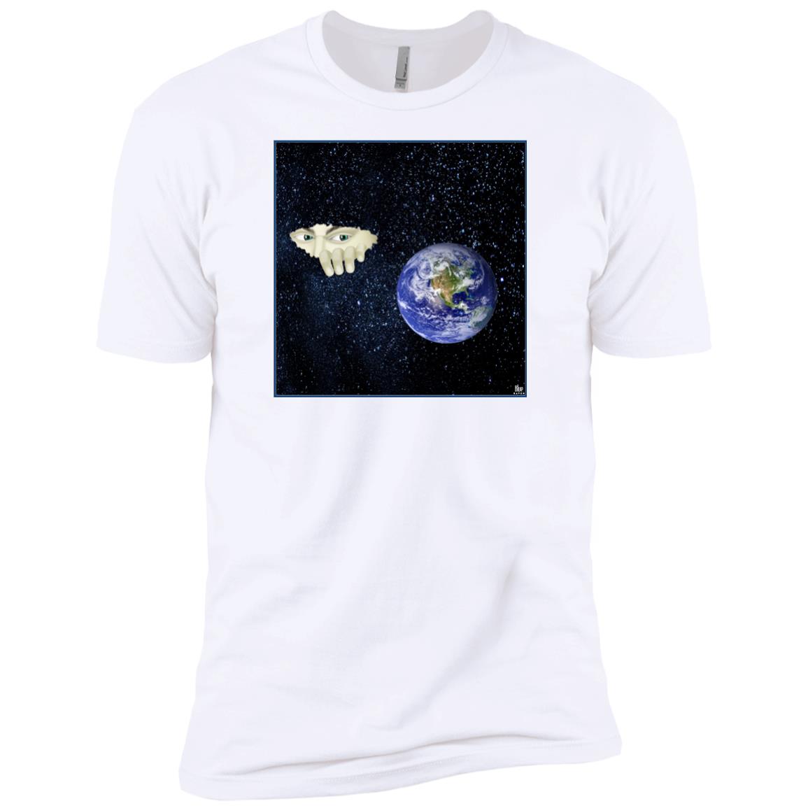 SOMEWHERE OUT THERE - Men's Premium Fitted T-Shirt