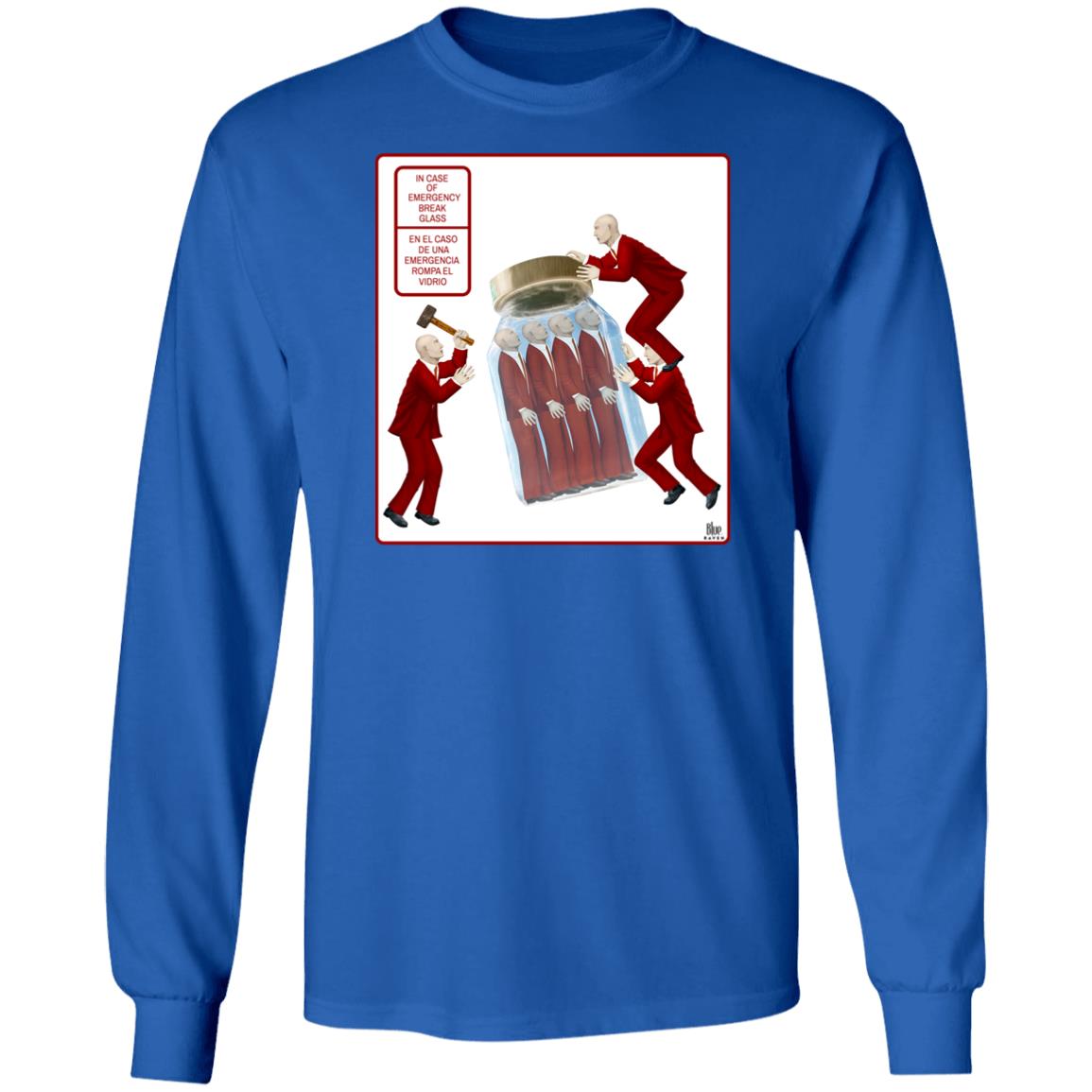 Break Glass - Men's Long Sleeve T-Shirt