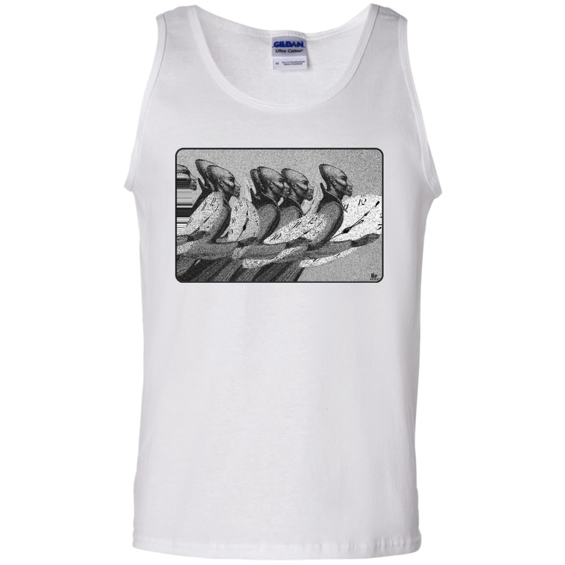 Time Marching On - B&W - Men's Tank Top