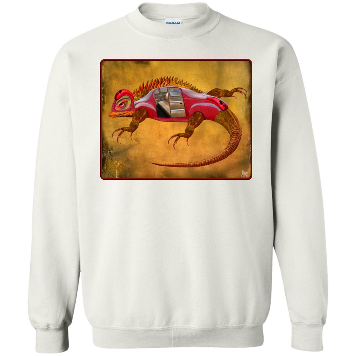 Uber Lizard - red - Men's Crew Neck Sweatshirt
