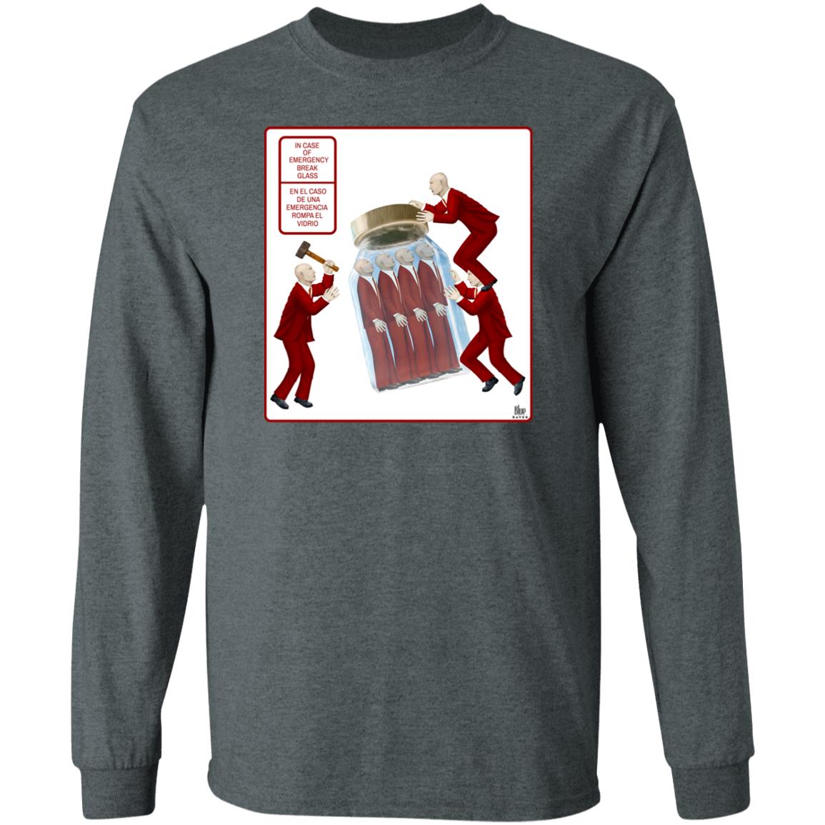 Break Glass - Men's Long Sleeve T-Shirt