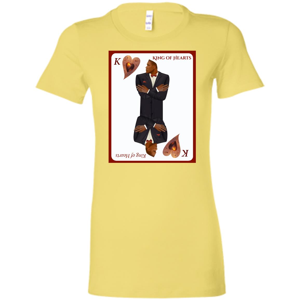 king of hearts - Women's Fitted T-Shirt
