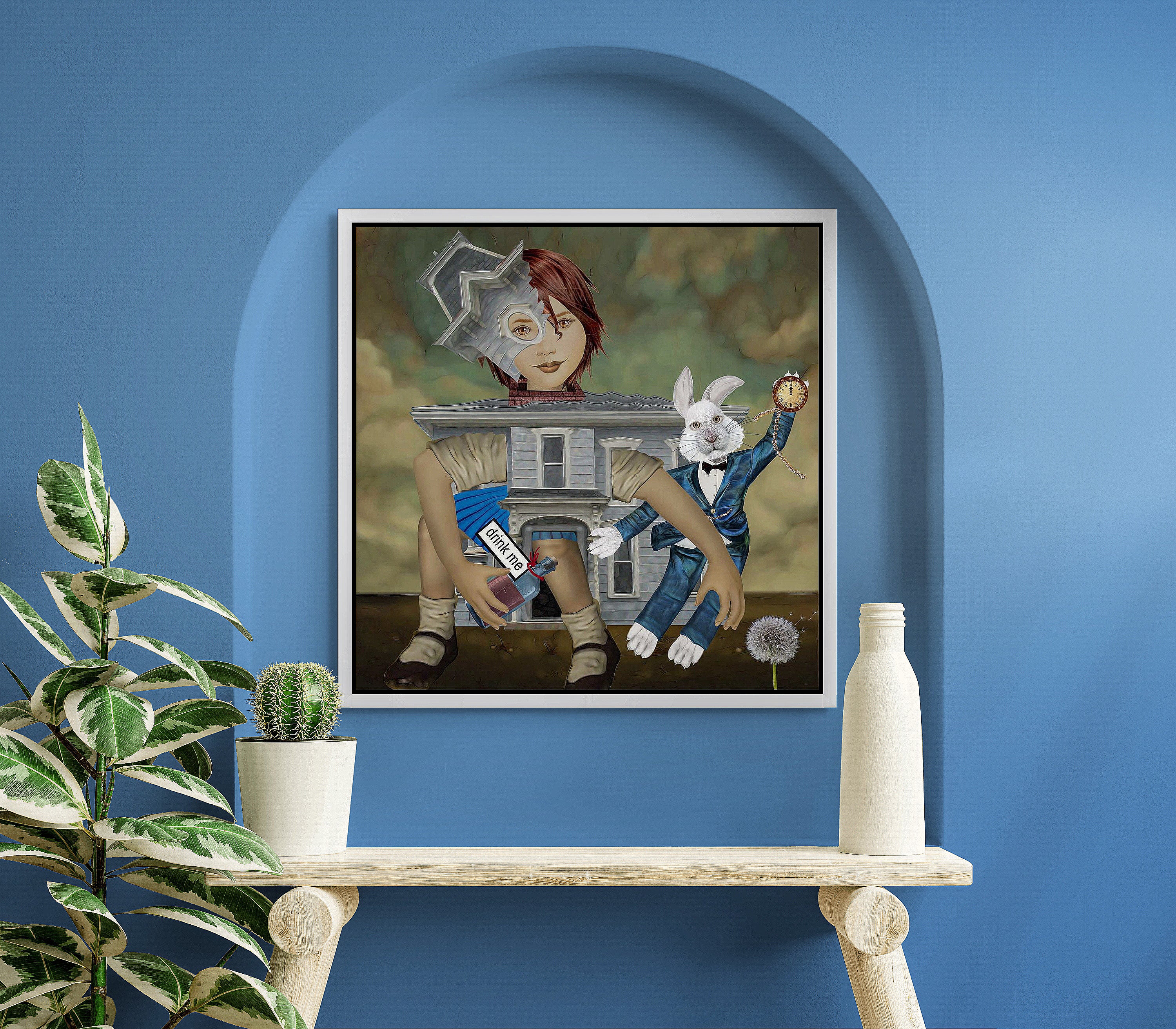 Alice Breaks The House - Canvas Art