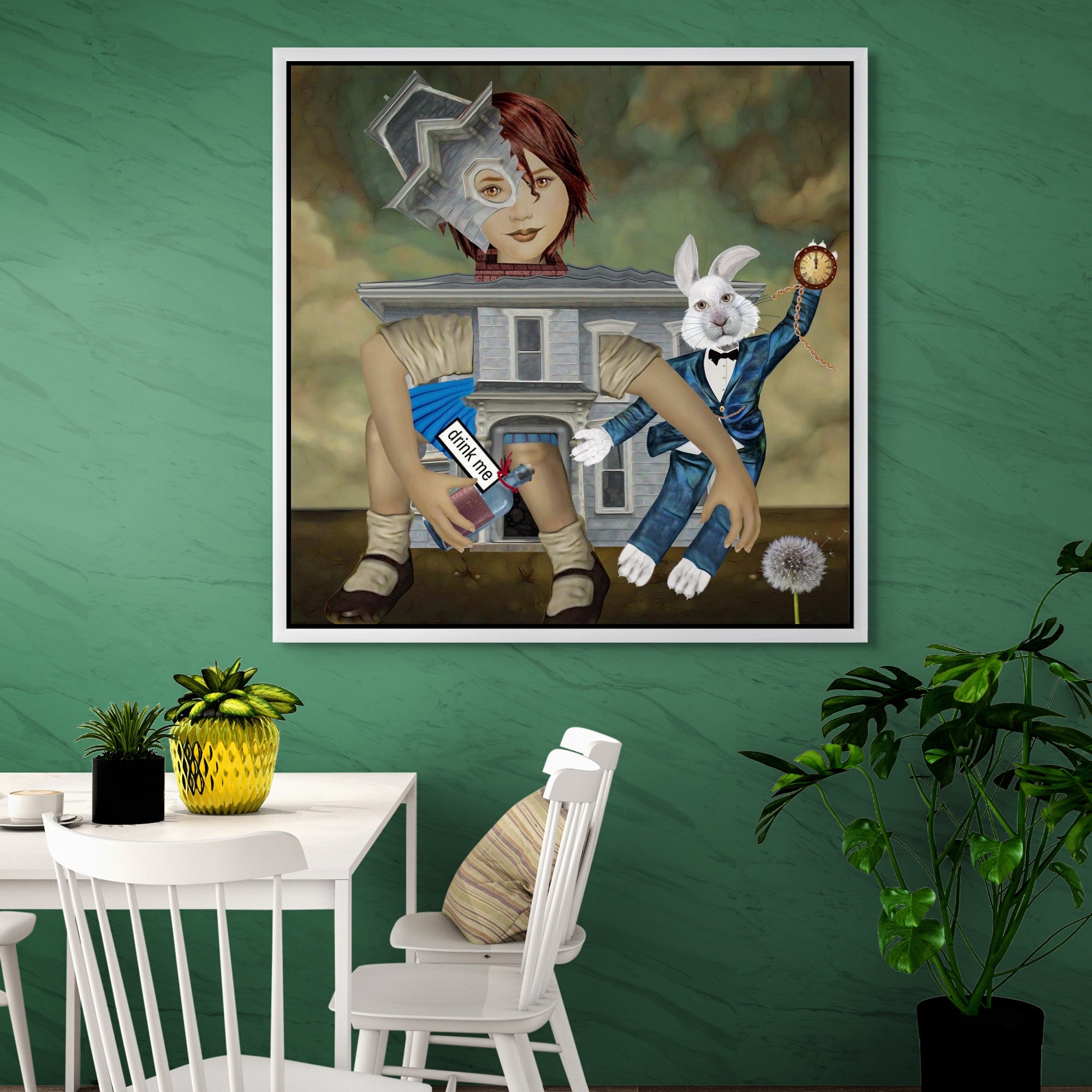 Alice Breaks The House - Framed Art