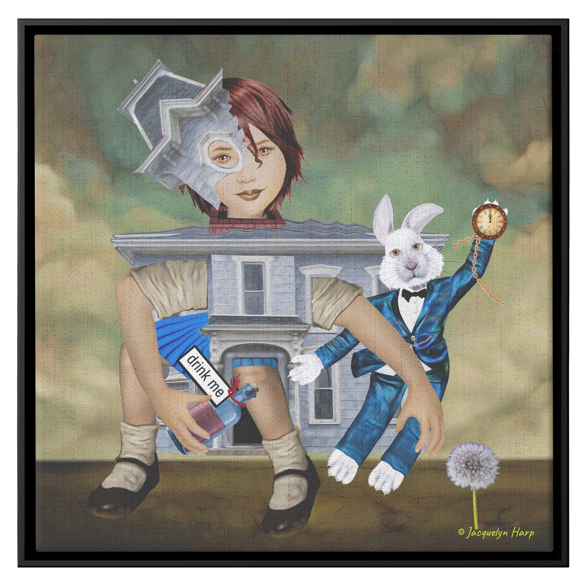 Alice Breaks The House - Framed Art
