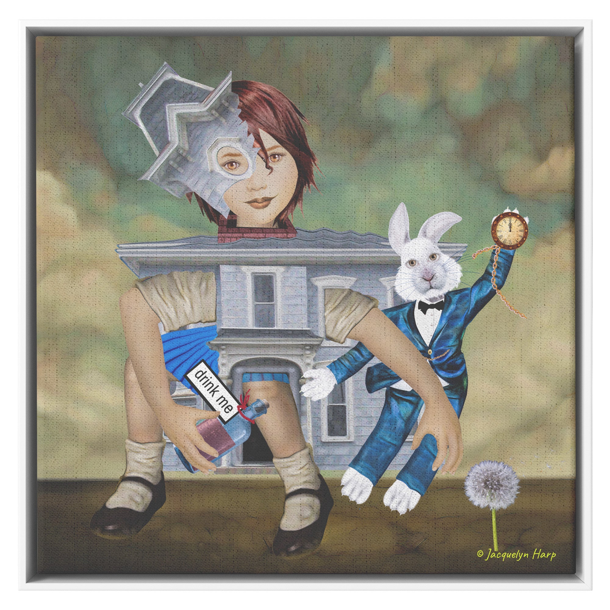 Alice Breaks The House - Framed Art