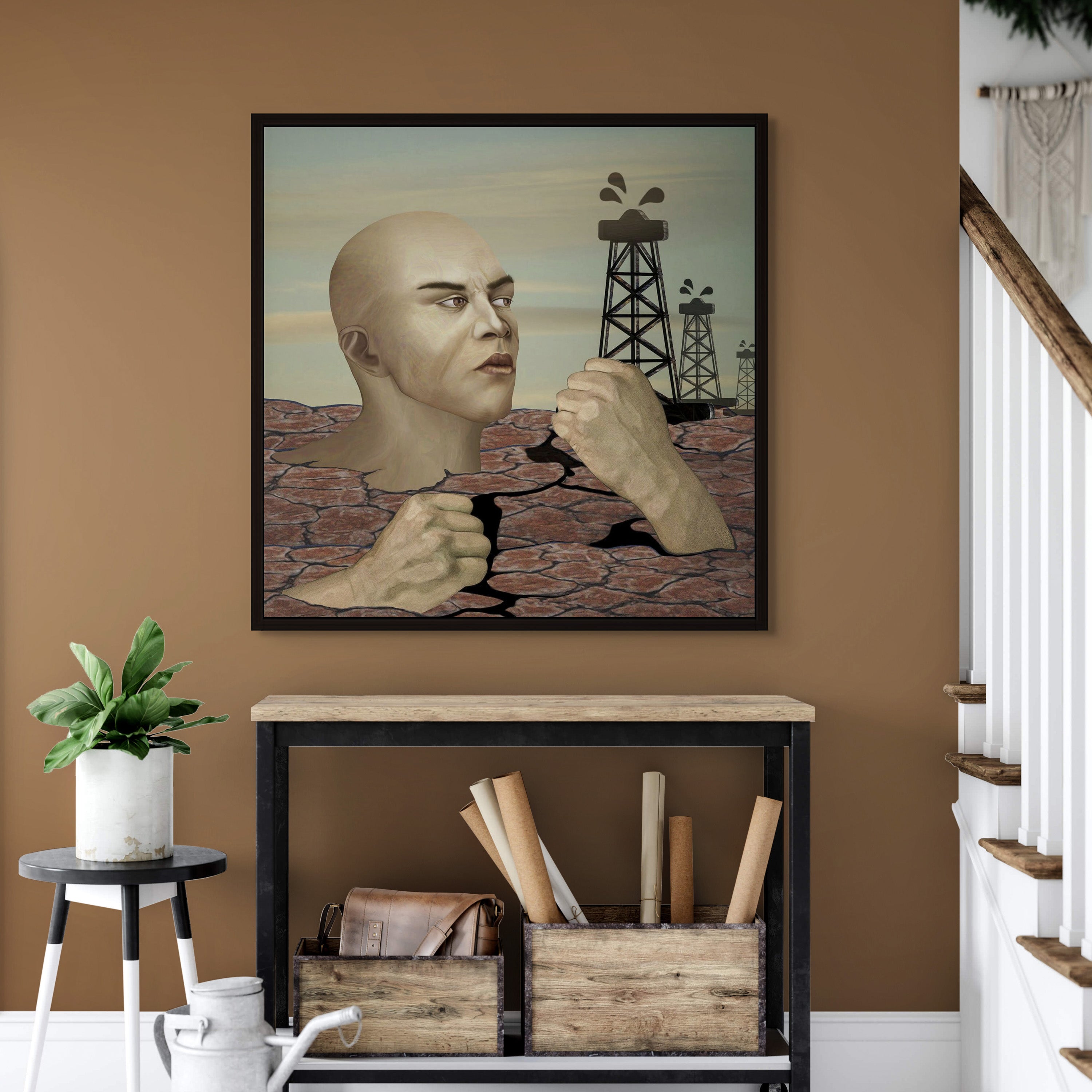 Big Oil - Framed Art