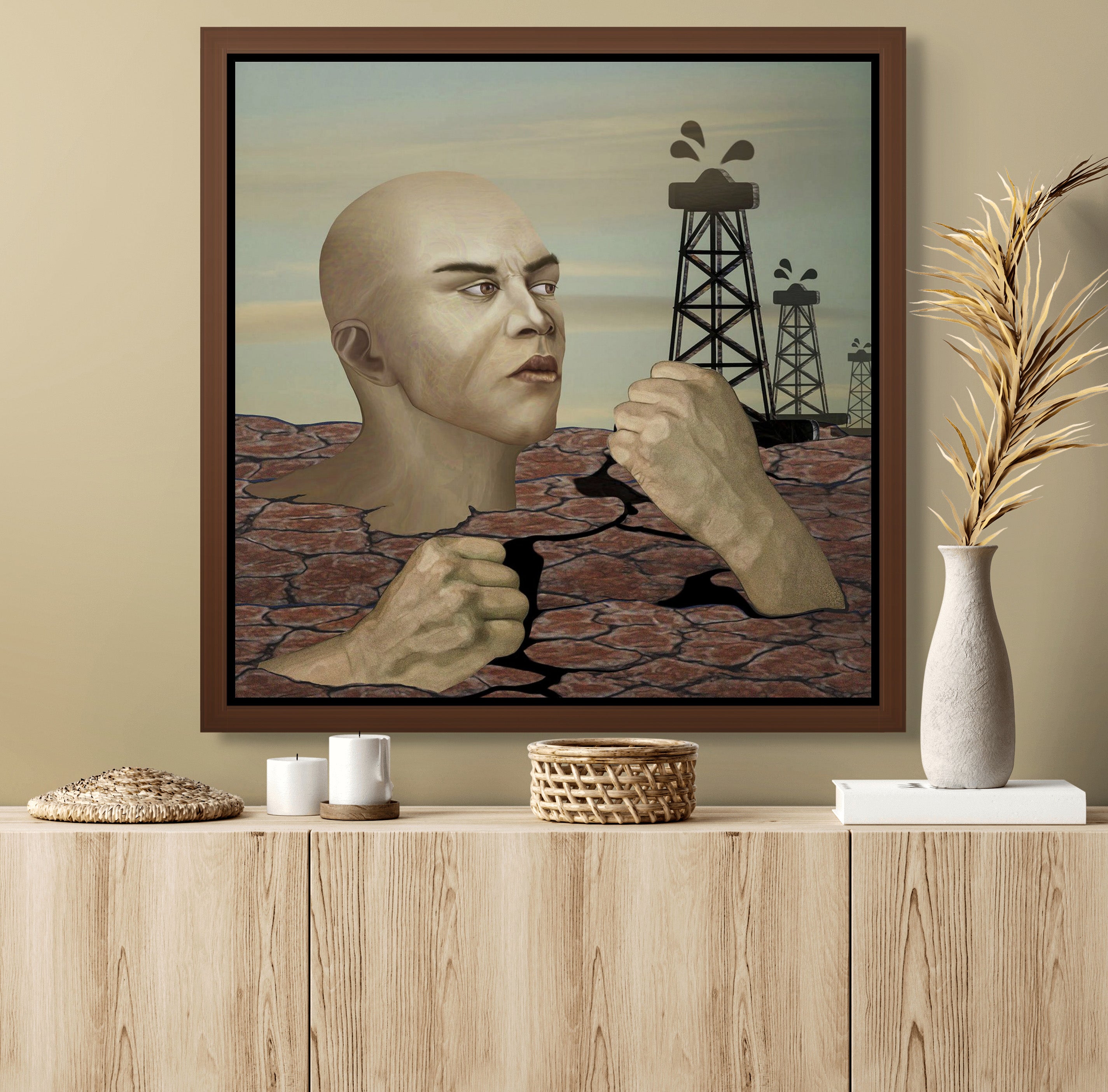 Big Oil - Canvas Art