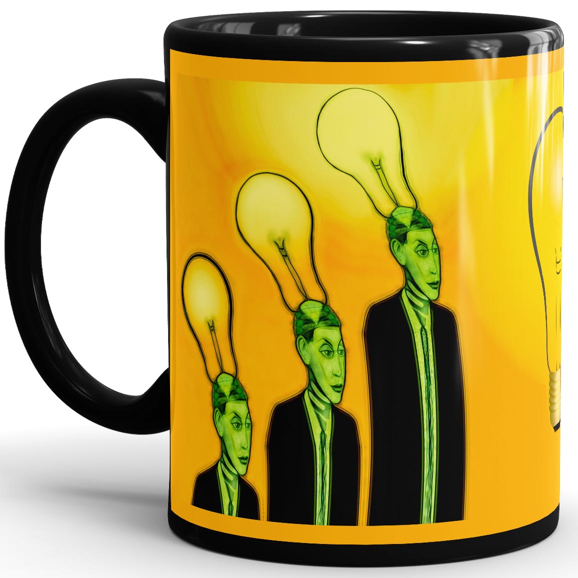 Brighter Idea - 11oz Black Mug