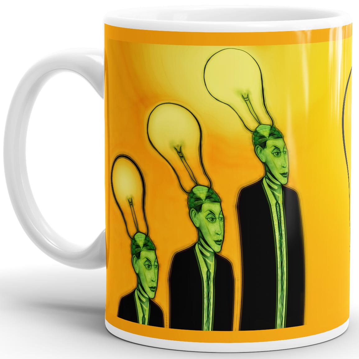 Brighter Idea -11oz White Mug