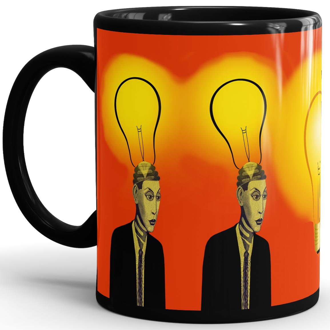 Bright Idea - 11oz Black Mug