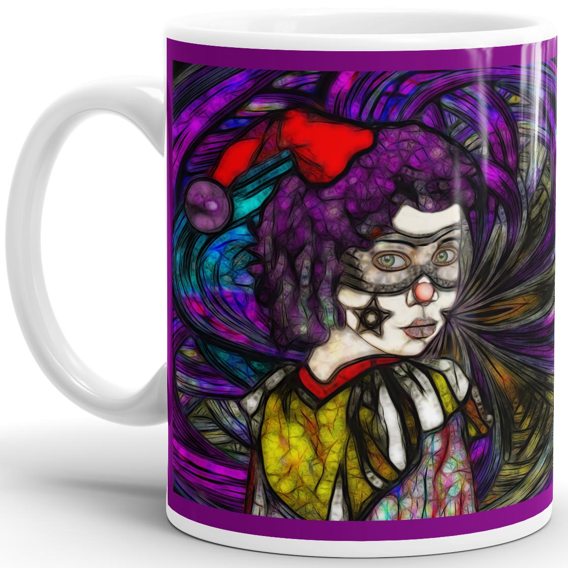 Carnival -11oz White Mug