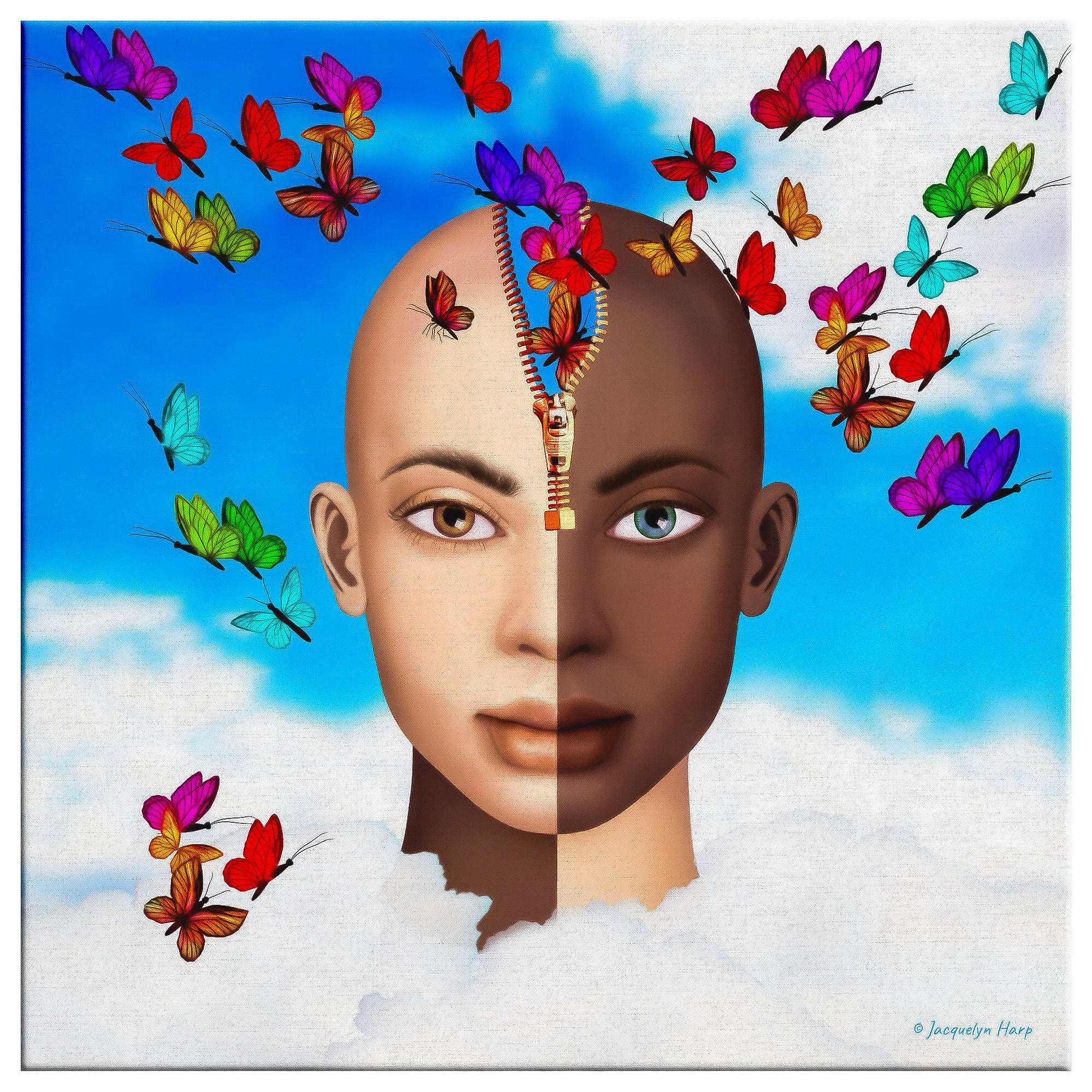 Color Of Our Thoughts - Canvas Art
