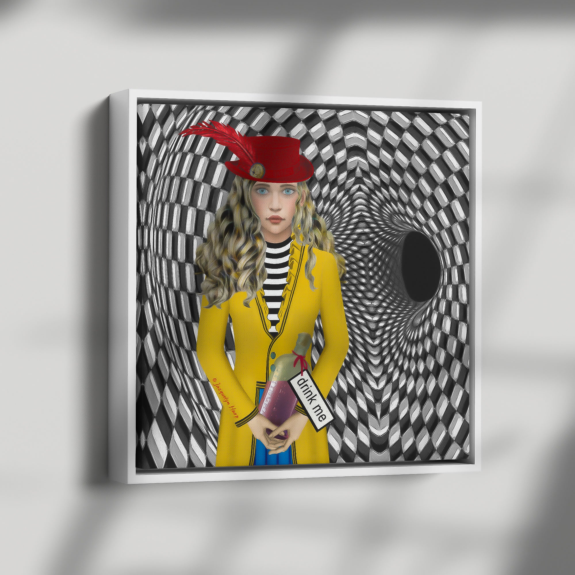 DRINK ME - FRAMED ART
