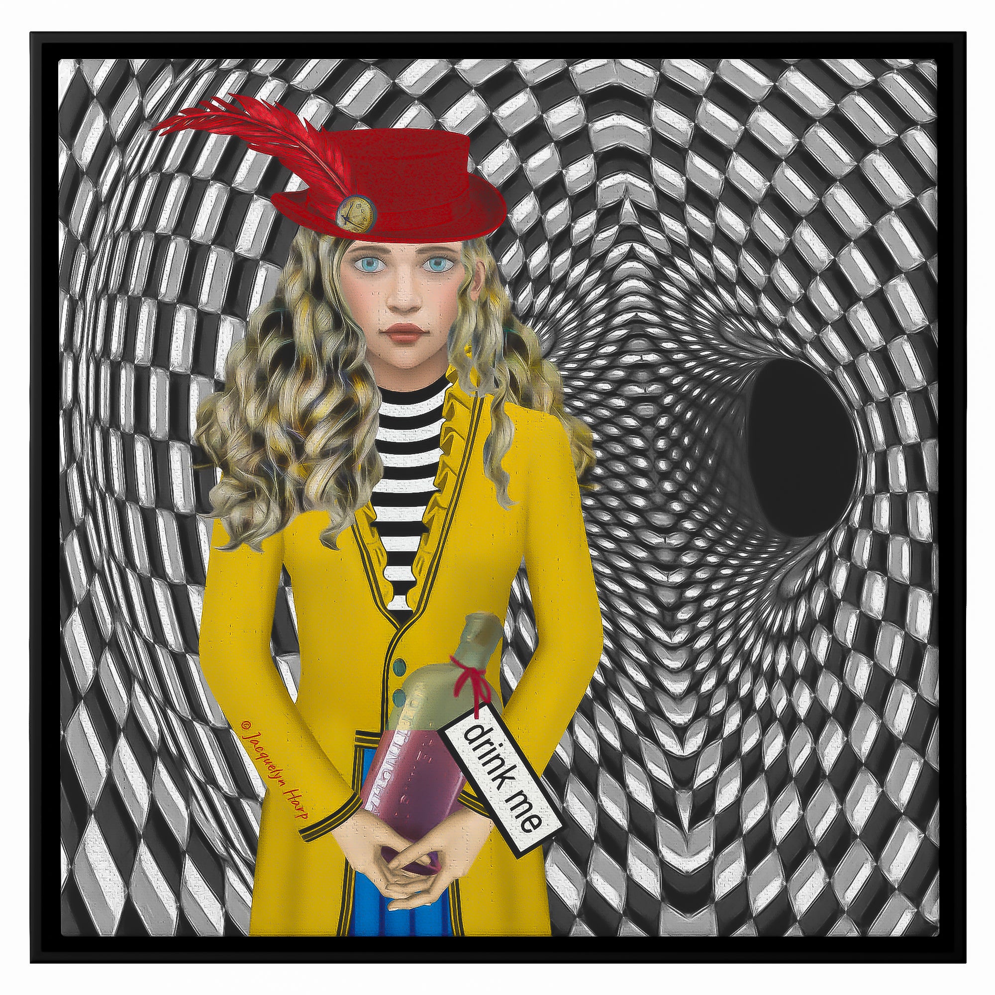 DRINK ME - FRAMED ART