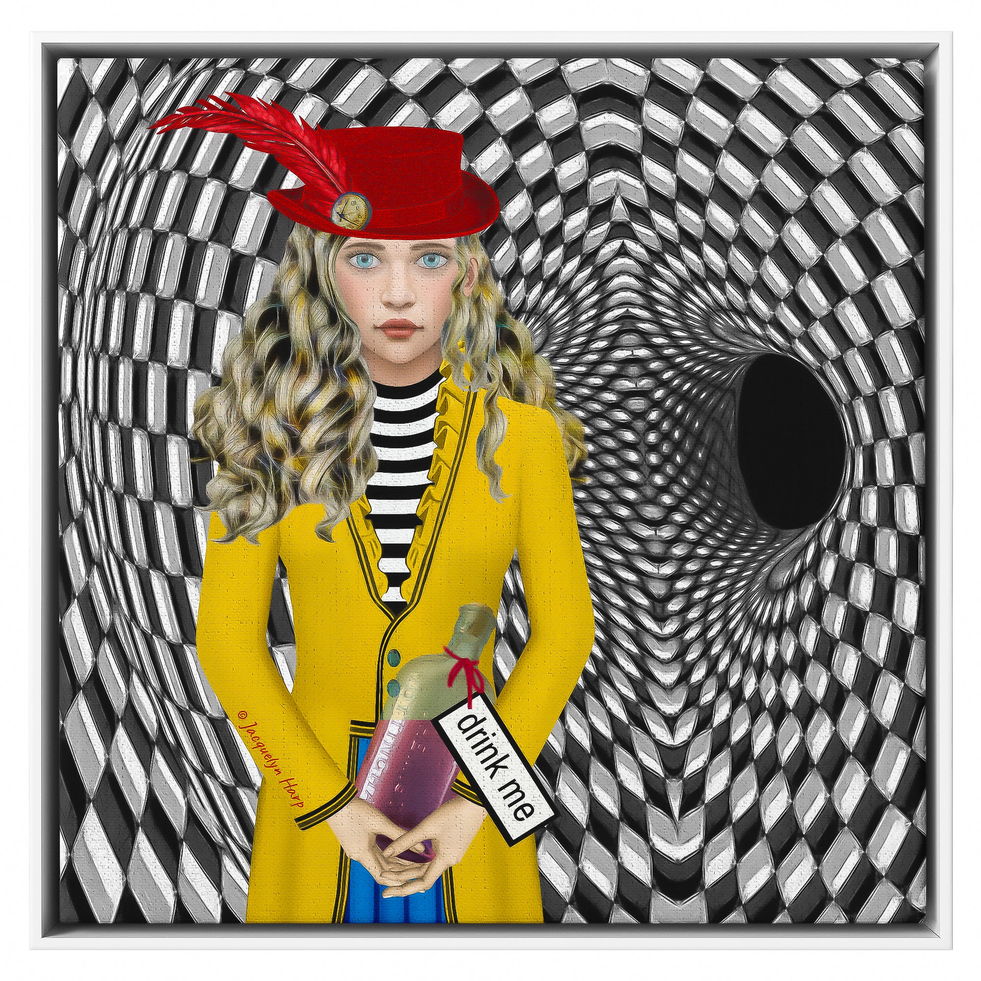 DRINK ME - FRAMED ART