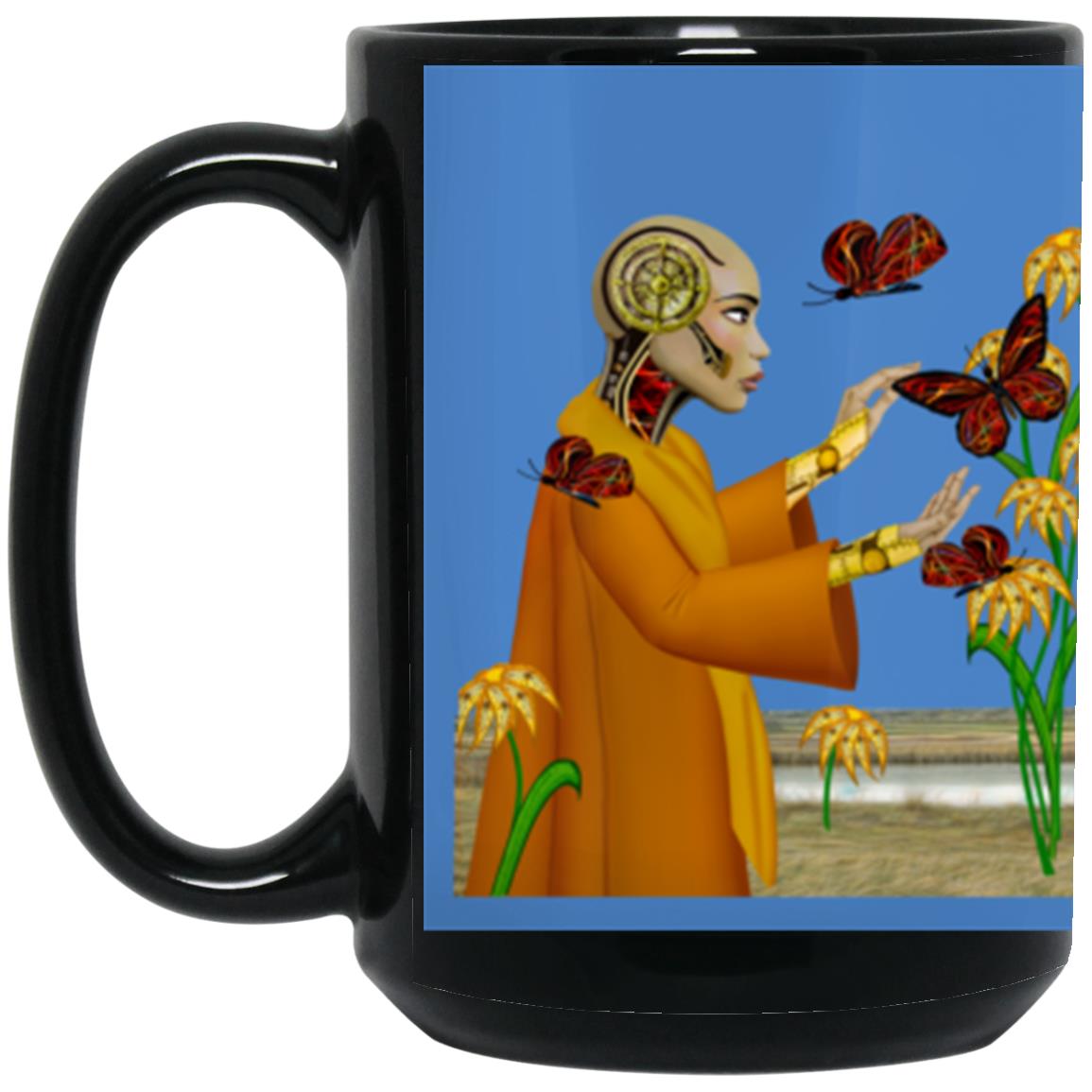 Eye Of The Beholder -15oz Black Mug