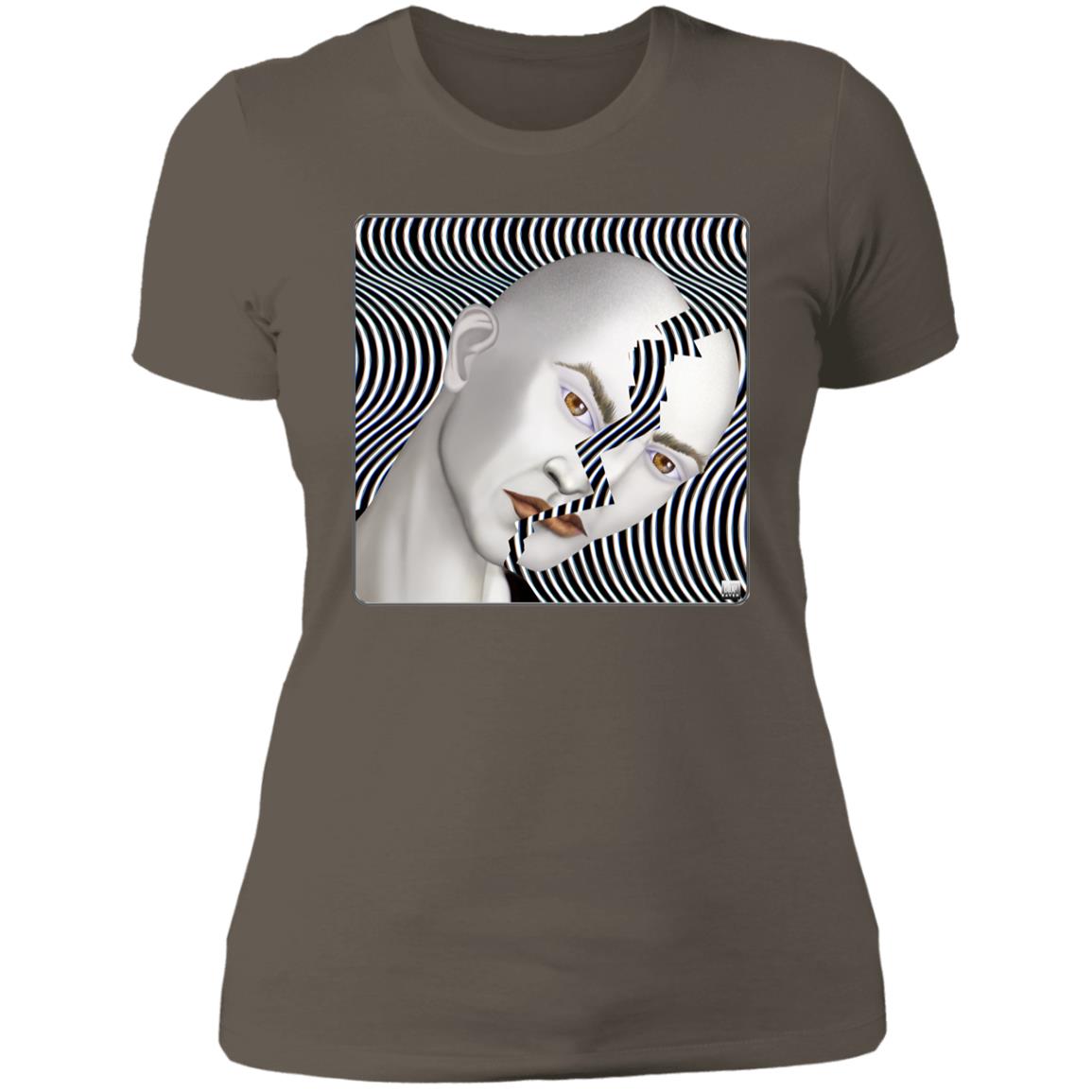 Cracked Until Coffee - Women's Fitted T-Shirt