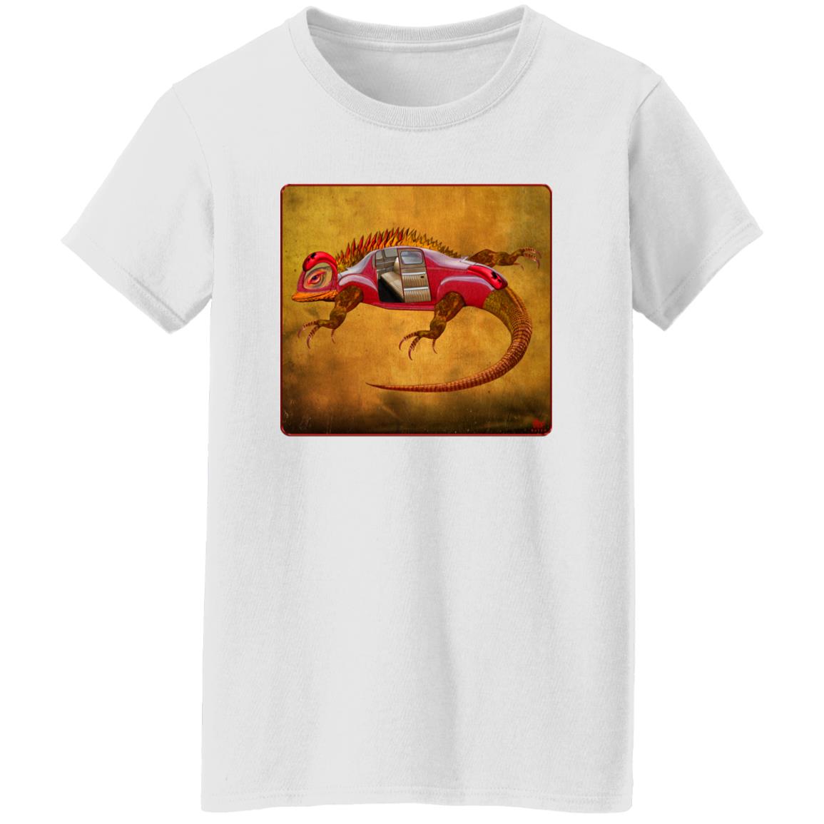 Uber Lizard - Red - Women's Relaxed Fit T-Shirt