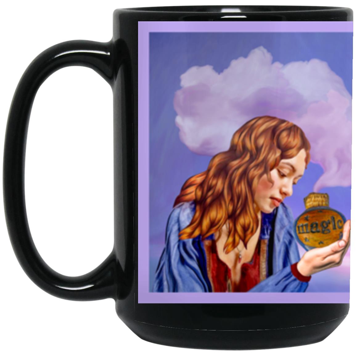 Misty Magic  -15oz Black Mug