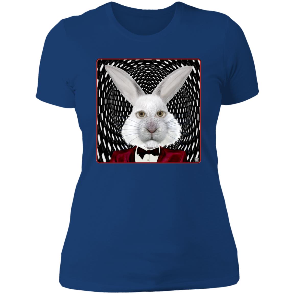 The White Rabbit - Women's Fitted T-Shirt