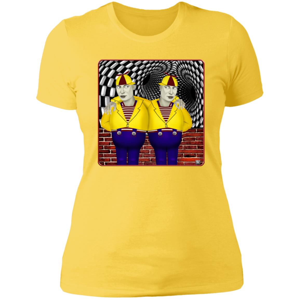 Tweedledee And Dum - Women's Fitted T-Shirt