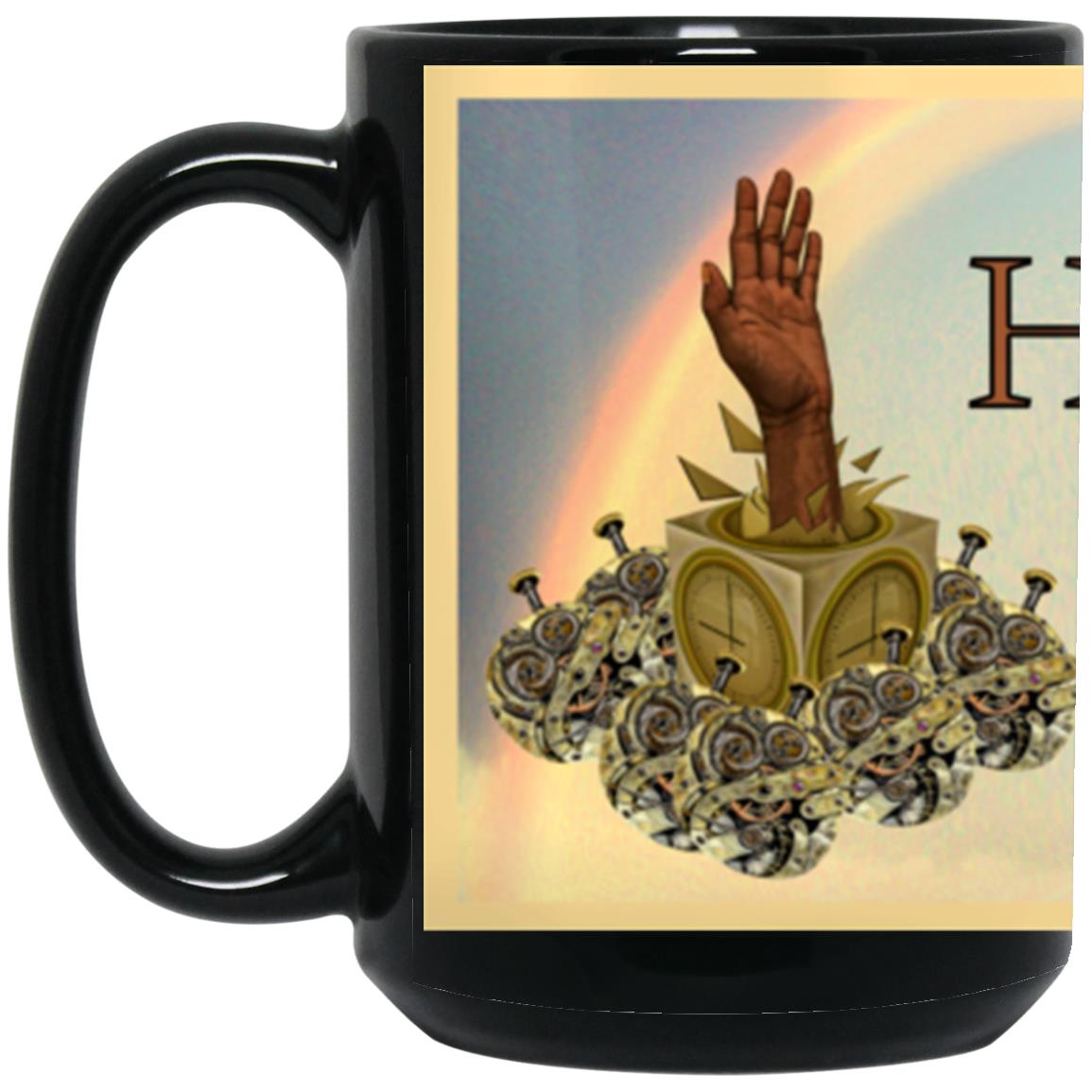 Hope -15oz Black Mug