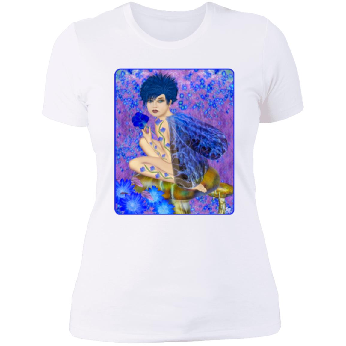 Blue Fairy - Women's Fitted T-Shirt