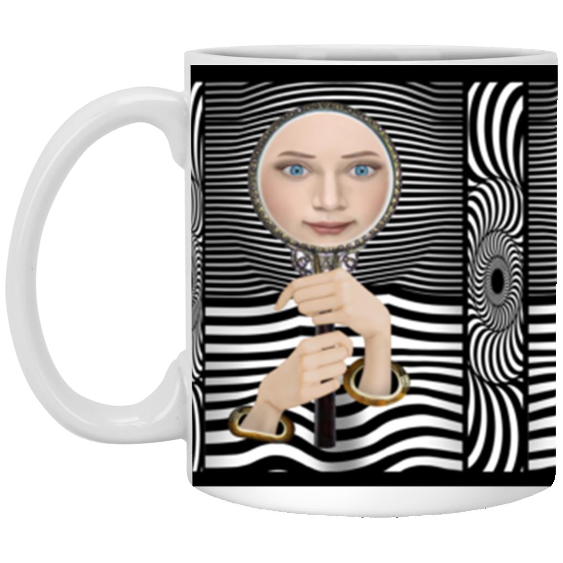 The Looking Glass -11oz White Mug