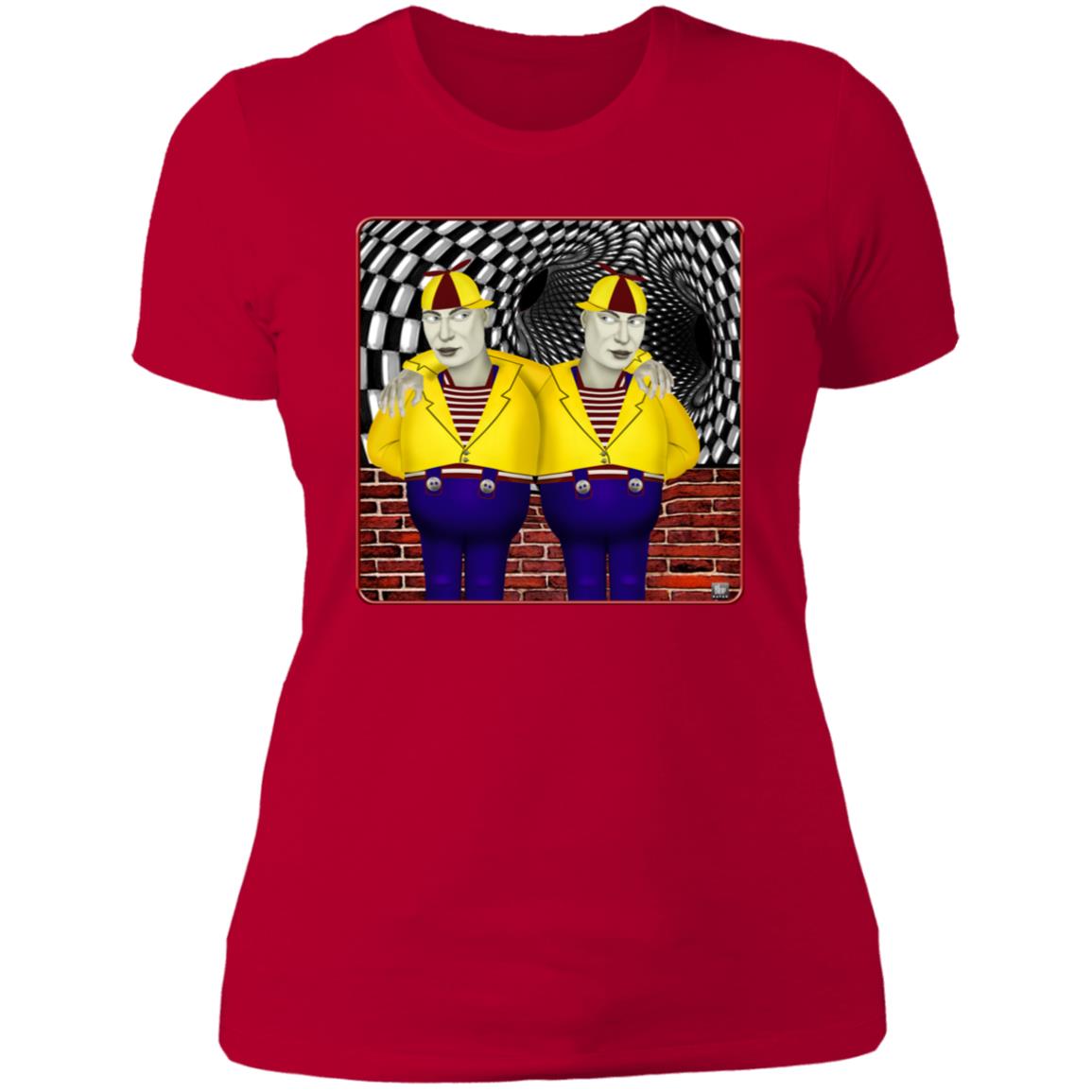 Tweedledee And Dum - Women's Fitted T-Shirt