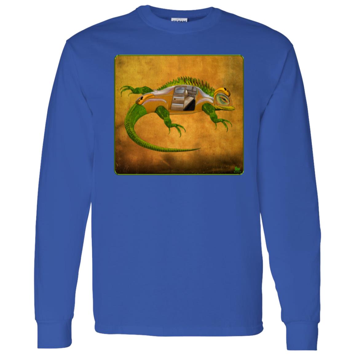 Uber Lizard - Green - Men's Long Sleeve T-Shirt