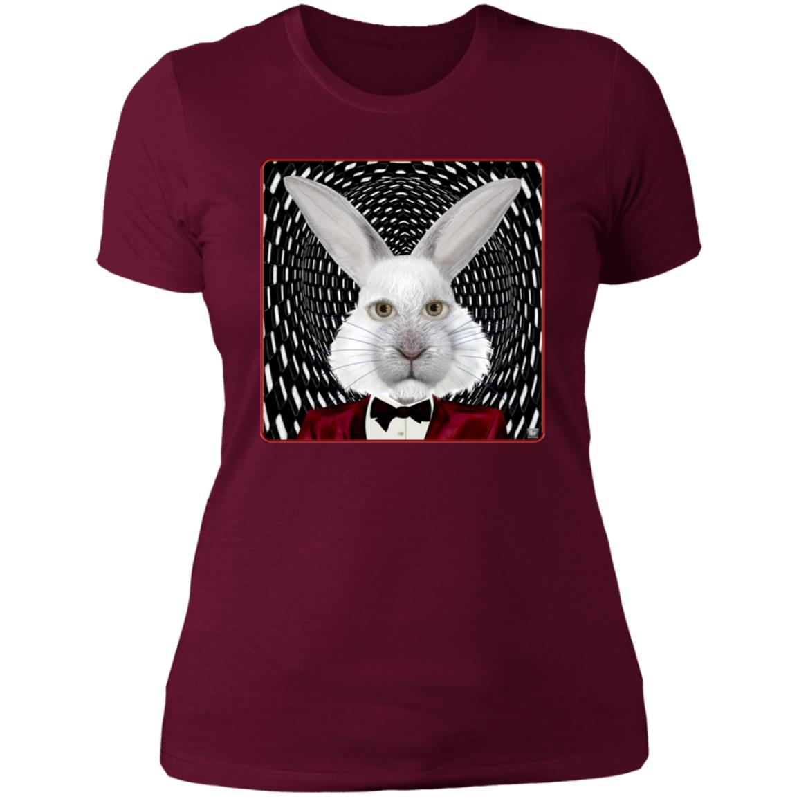 The White Rabbit - Women's Fitted T-Shirt