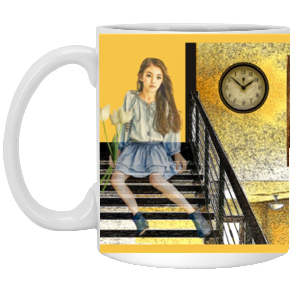 Ghost On My Stairs -11oz White Mug