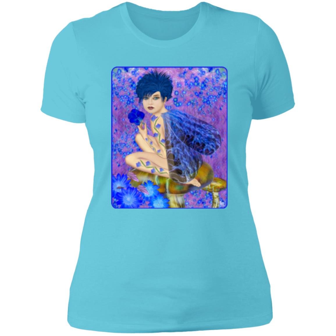 Blue Fairy - Women's Fitted T-Shirt