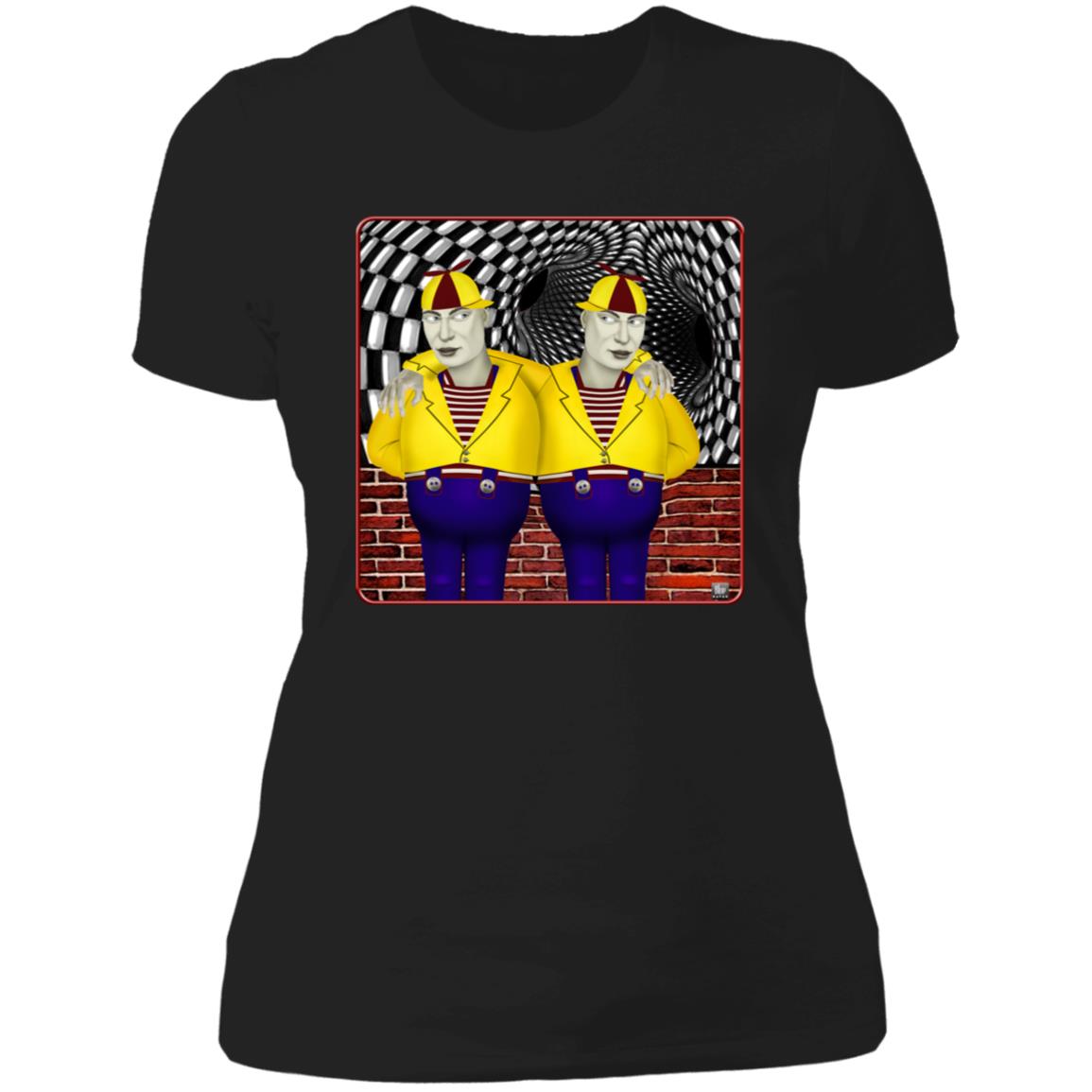 Tweedledee And Dum - Women's Fitted T-Shirt