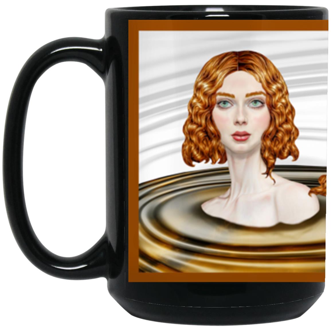 Melting -15oz Black Mug