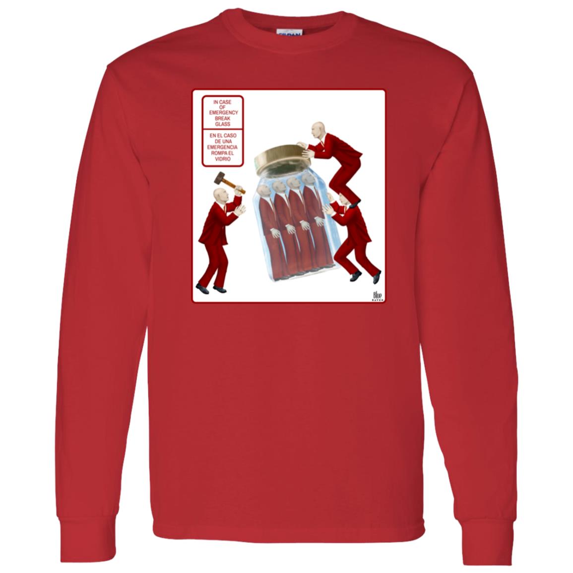 Break Glass - Men's Long Sleeve T-Shirt