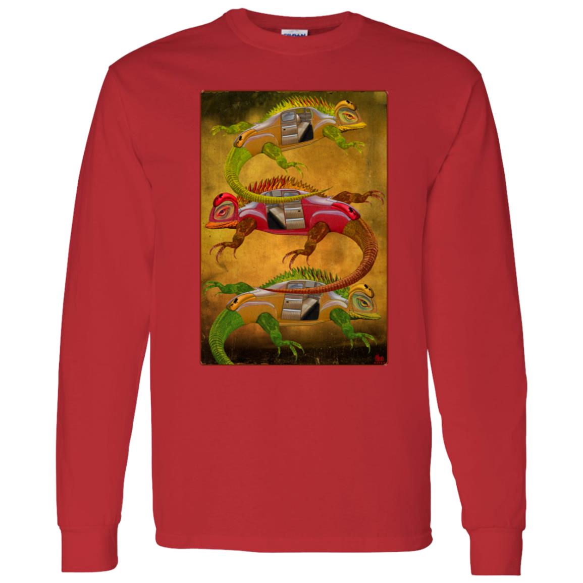 Uber Lizards - Men's Long Sleeve T-Shirt