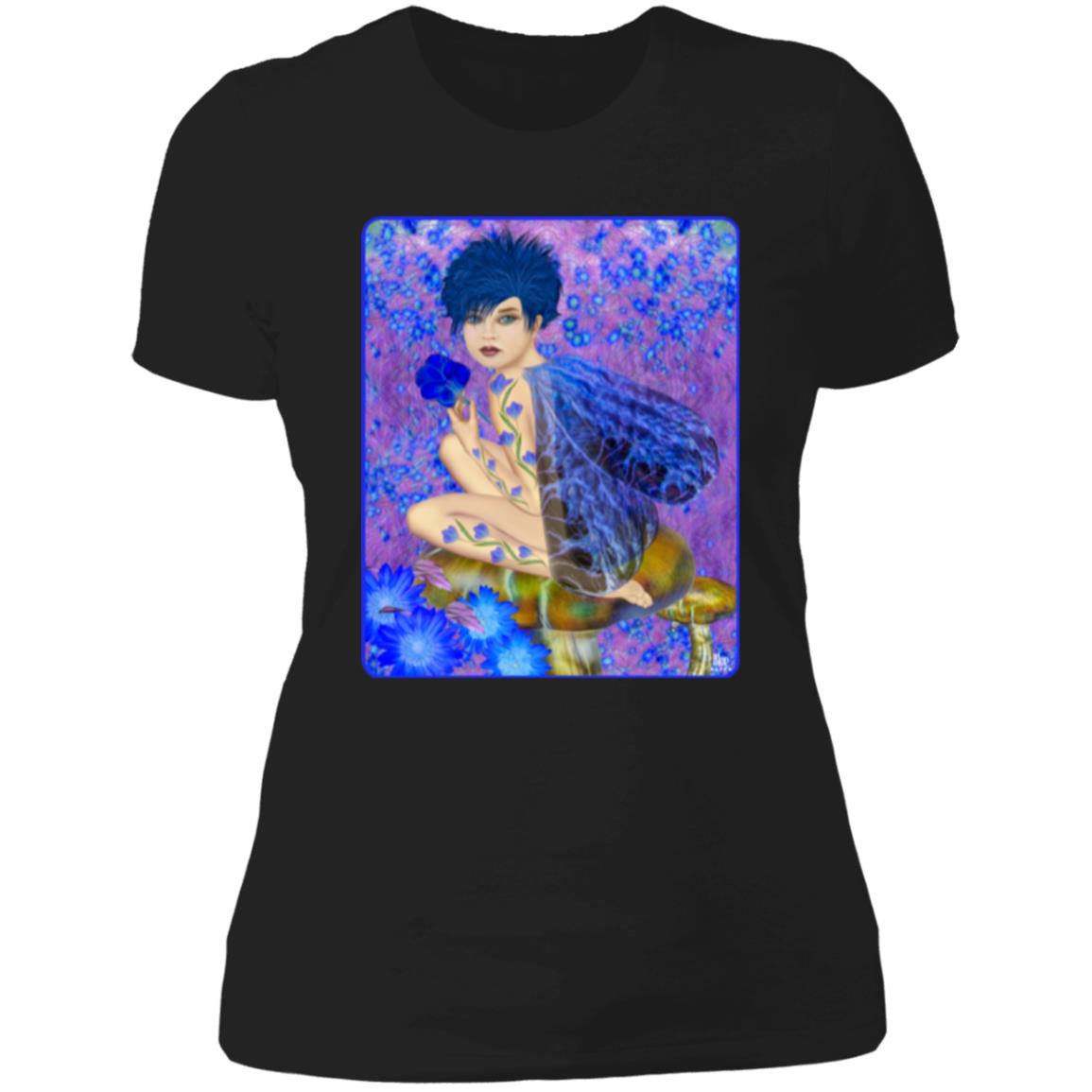 Blue Fairy - Women's Fitted T-Shirt