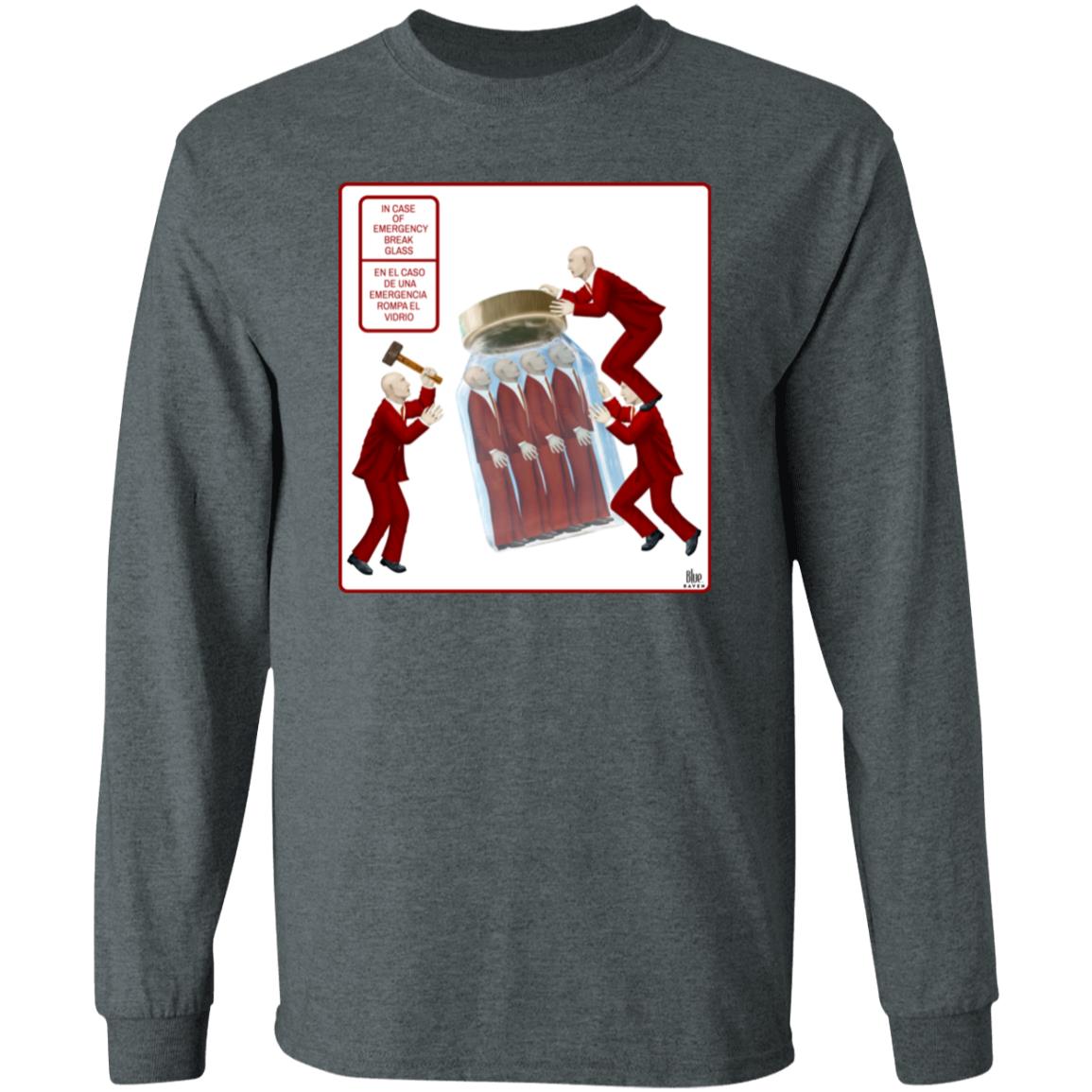 Break Glass - Men's Long Sleeve T-Shirt