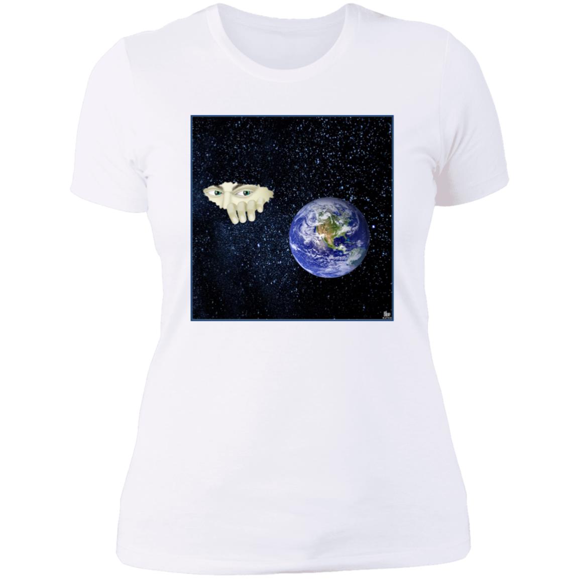 Somewhere Out There - Women's Fitted T-Shirt