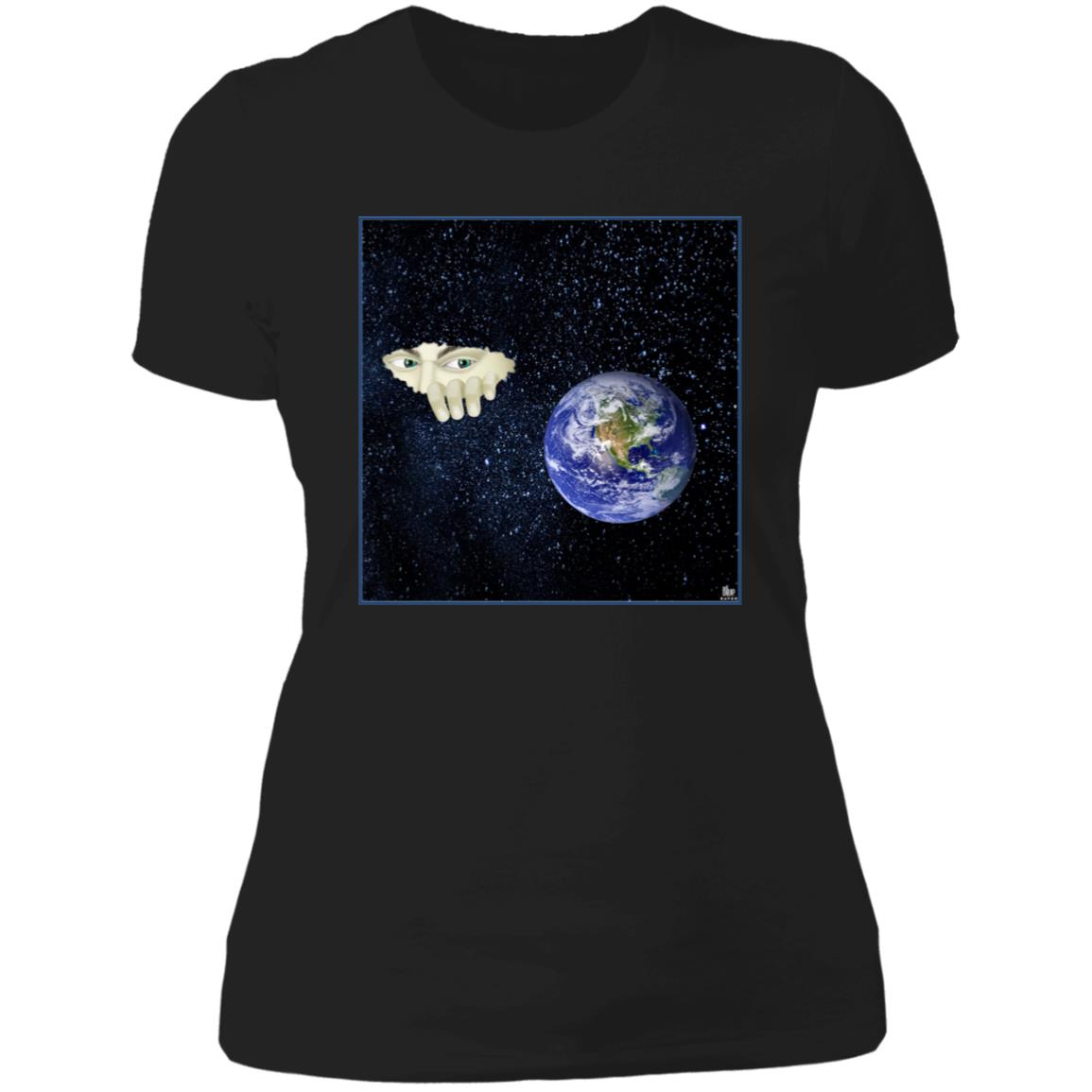 Somewhere Out There - Women's Fitted T-Shirt