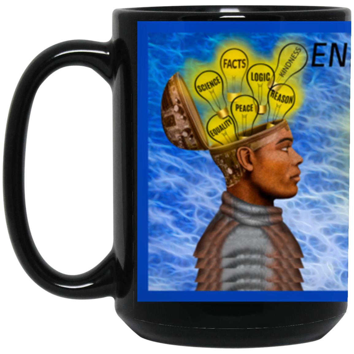 Enlightenment -15oz Black Mug