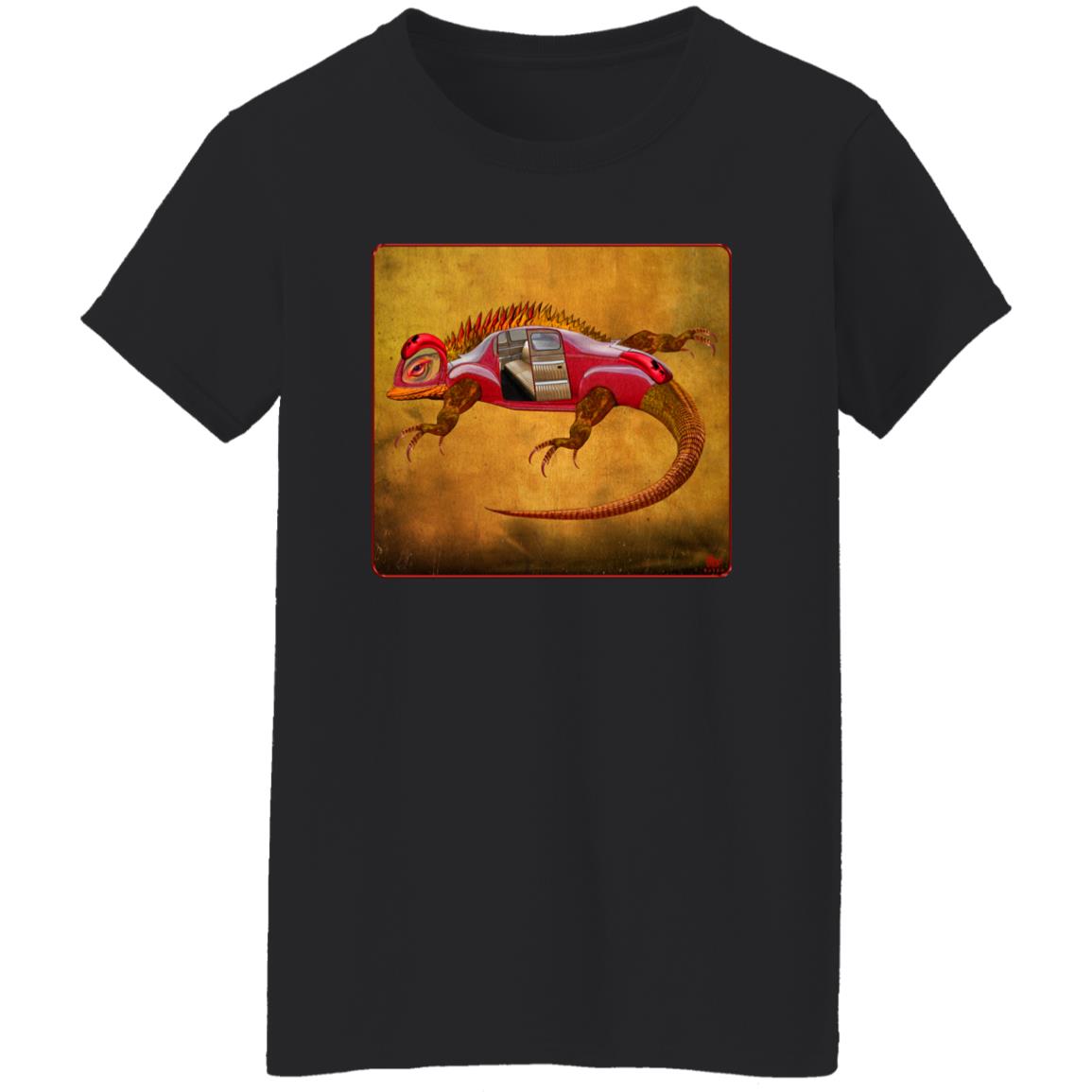 Uber Lizard - Red - Women's Relaxed Fit T-Shirt