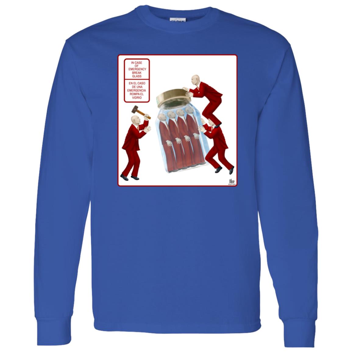 Break Glass - Men's Long Sleeve T-Shirt