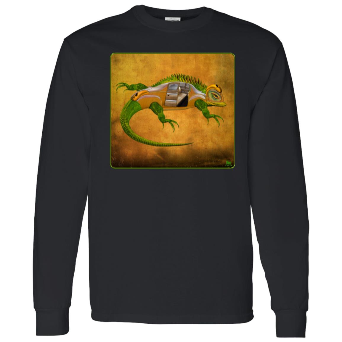 Uber Lizard - Green - Men's Long Sleeve T-Shirt