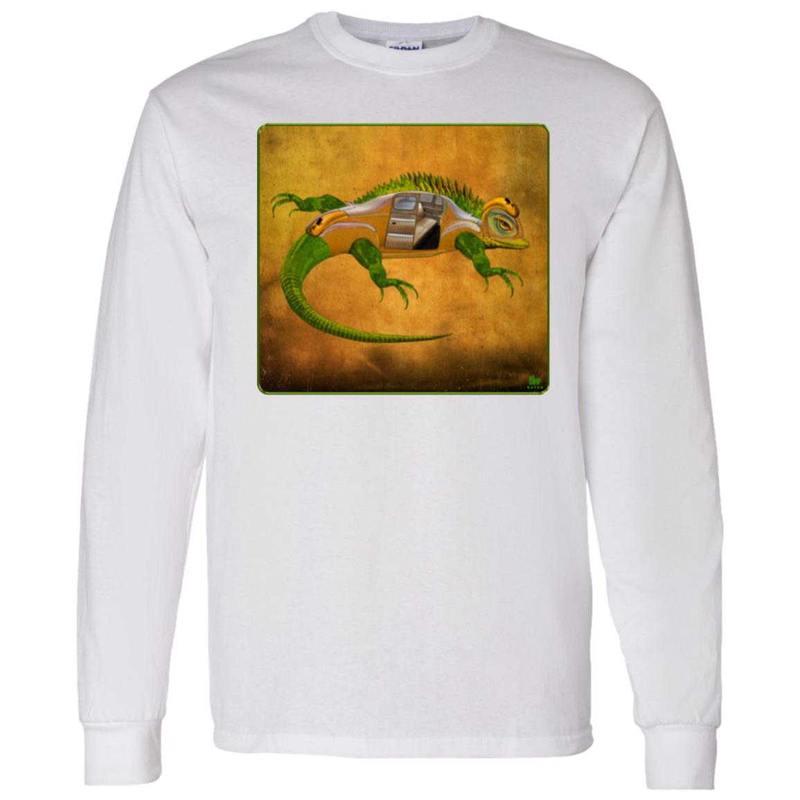 Uber Lizard - Green - Men's Long Sleeve T-Shirt